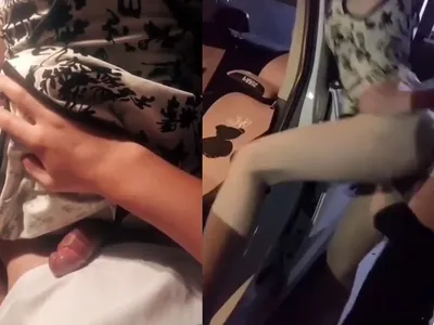 Em người yêu dáng nuột cưỡi ngựa nhấp nhả cực khoái trong ô tô