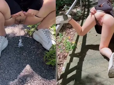 Vụng trộm public ngoài đường cùng gấu da trắng vú bự