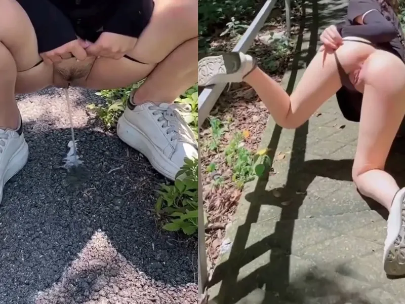 Vụng trộm public ngoài đường cùng gấu da trắng vú bự